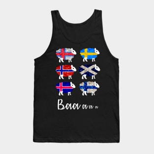 Scandinavian (and Scottish) Baa Sheep Tank Top